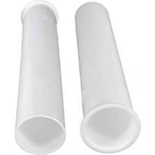 Daisy Home P2238 Boru Drenaj Uygulamaları Için Plastik 8 Inç Flanşlı Süzgeç Kuyruk Parçası 1-1/2 Inç Beyaz