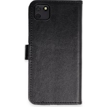 Uravas Store Huawei Y5P Kılıf Trend S Plus Kapaklı Kılıf - Siyah