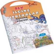 Vintessy Iinç Dinozorlar Dev Boyama Posteri