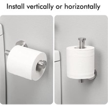 Daisy Home Tuvalet Kağıdı Tutucu, Premium Paslanmaz Çelik Yapı, Kolay Monte Edilebilir Duvar Askısı, Banyo ve Mutfaklar Için Şık ve Dayanıklı Tuvalet Kağıdı Tutucu, Modern Tasarım