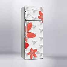 Daisy Home Buzdolabı Kaplama Dolap Kaplama Etiketi 3D Dekor Çiçek