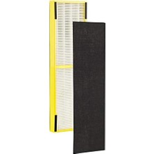 Daisy Home Germ FLT48254PK Germguardian FLT4825 Hepa Yedek Filtre B, AC4825E, AC4300BPTCA, AC4850PT, AC4900CA, CDAP4500BCA, CDAP4500WCA Hava Temizleyici, 4 Adet, Gri, Siyah