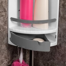 Daisy Home Banyo Köşesi Banyo Duşakabin Rafı Çekmeceli Raf