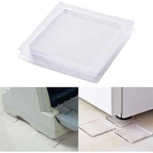 Daisy Home Silikon Şeffaf Koltuk Mobilya Masa Beyaz Eşya Yazıcı Koruyucu Kaydırmaz Dayanıklı Pedler 4 Lü