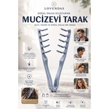 Lovendas Pro Mucizevi Tarak Doğal Dalgalı Görünüm Saç Şekillendirici Grid Tarak