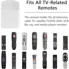 Daisy Home Duvara Monte Uzaktan Kumanda Tutucuları, 4 Adet Kendinden Yapışkanlı Beyaz Düzenleyici Kutu, Delmesiz Tv Kontrolcü ve Telefon Tutucu, Ev Ofis Veya Okul Için Pratik Duvar Depolama Ünitesi
