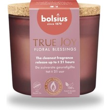 Daisy Home Çiçek Kokulu Kavanozda Mum – Mantar Kapaklı, Pembe – 21 Saat Yanma Süresi – Doğal Bitki Bazlı – Scentfusion Teknolojisi ile Etkili Koku Yayılımı