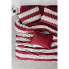 Daisy Home Festive Çift Kişilik Lastikli Çarşaflı Nevresim Takımı Jolly Kırmızı