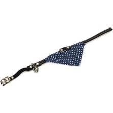 Teknocan Kedi Boyun Tasması, Zilli, Mavi, 24-29CM