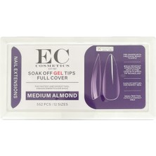 Expertyol Yeni Nesil Ince Oval Jel Tips (Medium Almond) 552 Adet