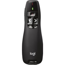 Logitech R400 Siyah Kablosuz Sunum Kumandası 15 Metreye Kadar Kablosuz Kullanım Mesafesi