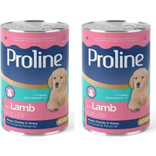 Teknocan Proline Kuzu Etli Gravy Yavru Köpek Konservesi 400 gr 2li Paket