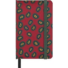 Uravas Store Moleskine Sınırlı Üretim Profesyonel Defter, Sert Kapak, Xs (6,3 cm x 10,8 Cm), Düz, Bordo, 176 Say