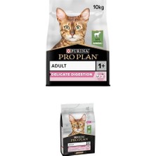Teknocan Pro Plan Delicate Kuzu Etli Kuru Kedi Maması 10 kg + 3 kg Hediye