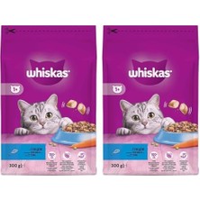 Teknocan Whiskas Ton Balıklı Kuru Mama 300 G 2li Paket