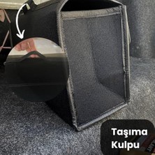 Teknocan Oto Bagaj Organizer [kalın Keçe] - Kapaklı Toparlayıcı Bagaj Çantası - Araba Aksesuar Toparlayıcı, Araç Organizer - Altında ve Yanında Bagaja Yapışan Malzeme