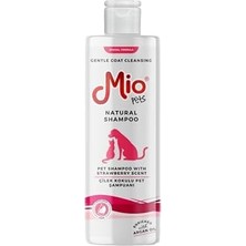 Teknocan Mio Evcil Hayvan Bakım Ürünleri, Sıvı Şampuan, Çilek Aromalı, 250 ml