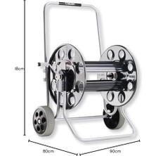 Teknocan 8895 Metal Profy Hortum Arabası, Metal Yapı