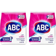 Teknocan Abc Deterjan Matik Canlı Renkler 1,5 kg (2 Paketi)