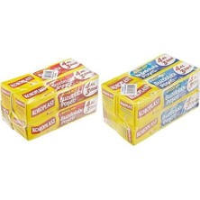 Teknocan Büyük Boy 80'li 4 Al 3 Öde Buzdolabı Poşeti (4 x 20 Adet) ve Küçük Boy 160'LI 4 Al 3 Öde Buzdolabı Poşeti (4 x 40 Adet)