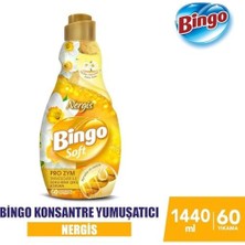 Teknocan Bingo Soft Konsantre Çamaşır Yumuşatıcısı 1440 ml x 2 Adet