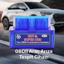 Teknocan Npo NPC12 Kablosuz Wi-Fi Mobil Uygulama Destekli Türkçe Obdıı Araç Arıza Tespit ve Silme Cihazı