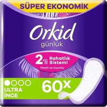 Teknocan Orkid Yaprak Günlük Ped Normal Süper Ekonomik Paket 60 Ped