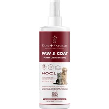 Teknocan Kahu Naturals Paw&coat, Vücut ve Pati Temizleme SPREYI,%100 Doğal Günlük Temizlik ve Bakım, 250 ml