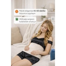 Teknocan Alt Batın (Pelvik) Bölgesi Hint Yağı Sargı Bezi (Tekrar Kullanılabilir ||%100 Sızdırmaz) + 100 ml Hint Yağı (HEKZANSIZ)%100 Saf ve Doğal