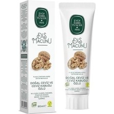 Teknocan Doğal Ceviz Özlü Diş Macunu, Ceviz Aromalı, 90ML