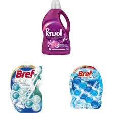 Teknocan Yenileme Çiçek Cazibesi Renkliler + Bref Wc Deluxe Yasemin Premium + Bref Wc Brilliant Jel Buzul Okyanus Kokulu