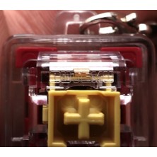 Teknocan Spelt Outemu Red Tactile Mekanik Switch Tuş Atma Buton Test Anahtarlık Keycap