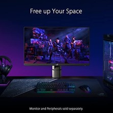 Teknocan Rog Monitör Masa Montaj Kiti ACL01 Çoğu 24 "ila 49" Pg ve Xg Serisi Modelini Destekler, Olmayan Monitör, Montaj Tabanı, C Kelepçesi, Hızlı ve Kolay Kurulum ile Uyumlu Değil