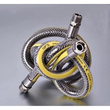Teknocan Ocak Fırın Doğalgaz Bağlantı Fleksi Korumalı Hortum (150 Cm)