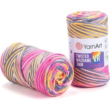 Teknocan El Örgü Ipi Twısted Macrame 3 mm Vr, 913, 4X250 gr