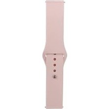 Teknocan (4829) Sand Powder Band Serisi 20MM Klasik Kordon Silikon Strap Kayış-Sand Powder Galaxy 2 44MM ile Uyumlu