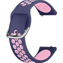 Teknocan Pace 2 Stratos, Silicone Sport Band Lacivert Pembe
