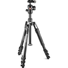 Teknocan MKBFRLA4B-BHM Befree Gelişmiş 2n1 Seyahat Tripodu Monopod, Kol Kilidi, Çanta, Plaka ve Top Başlı,,, Csc, Aynasız, 9 Kg'a Kadar, Alüminyum