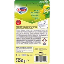 Teknocan Ernet Süp Klozet Blok Limon Çiçeği 2X40G