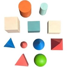Teknocan 11 Parça Geometrik Şekiller Eğitici Geometrik Şekiller Ilkokul ve Okul Öncesi Eğitici Matematik Seti