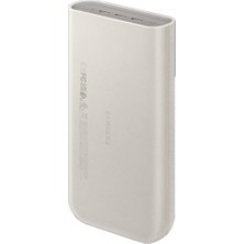 Teknocan 20000 Mah 45 Watt Powerbank, Hızlı Şarj, Pd 2.0, 3 Çıkışlı, Kablo Dahil, Bej, 2024 Model