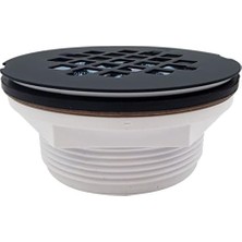 Teknocan Westbrass D206P-62 Pvc Duş Tahliye Seti, Siyah Toz Boya Kaplı