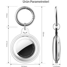 Teknocan Için Su Geçirmez Ultra Şeffaf Görünümlü Silikon Kılıf ve Anahtarlık (4'lü Paket)