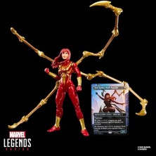 Teknocan Spider-Man Serisi: The Gathering Mary Jane Watson (Demir Örümcek), 15,5 cm Aksiyon Figürü ve Özel Folyo Kart Oyunu Ticaret Kartı