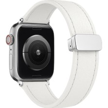 Teknocan - Haylou ile Uyumlu Solar LS05 22MM Kordon Magnetli Pu Deri Kordon 22MM