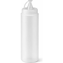 Teknocan Sos Şişesi, Şeffaf, Ketçap Mayonez Hardal, 700 Ml, 1 Adet