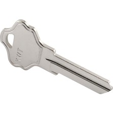 Teknocan MP66753 KW10 Anahtar Boş, Nikel Kaplamalı Pirinç, 6 Pimli, Kiwkset Ultramax ile Kullanım, 50'li Paket