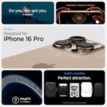 Teknocan 16 Pro ile Uyumlu Ince Magsafe Kılıf Ultra Hybrid T Kamera Butonu Sararmaya Dayanıklı Duraclear™ Hava Kanalı Teknolojisi™ Askeri Sınıf Koruma Frost Rose Mat Kapak - ACS09071