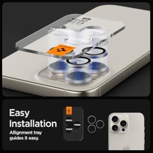 Teknocan 17 Pro Max / 17 Pro / 16 Pro Max / 16 Pro / 15 Pro Max / 15 Pro / 14 Pro Max / 14 Pro ile Uyumlu Kamera Lens Camı Koruyucu Kolay Kurulum Glas.tr Ez Fit Optik Pro 2 Adet Natural AGL07163