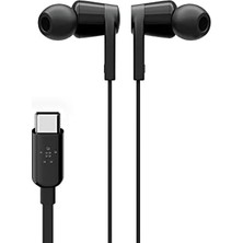 Teknocan Rockstar Usb-C Girişli Silikonlu Kulak Içi Kulaklık, Tangle-, Siyah